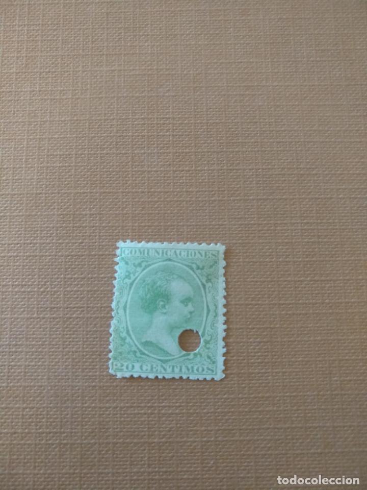 Sellos: EDIFIL 220T PERFORADO 1889 - Foto 1