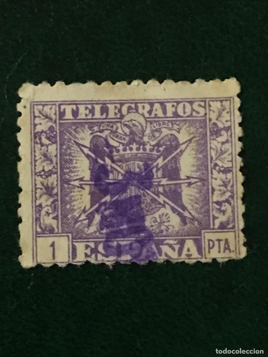 Sellos: Espa&ntilde;a Tel&eacute;grafos - Foto 1