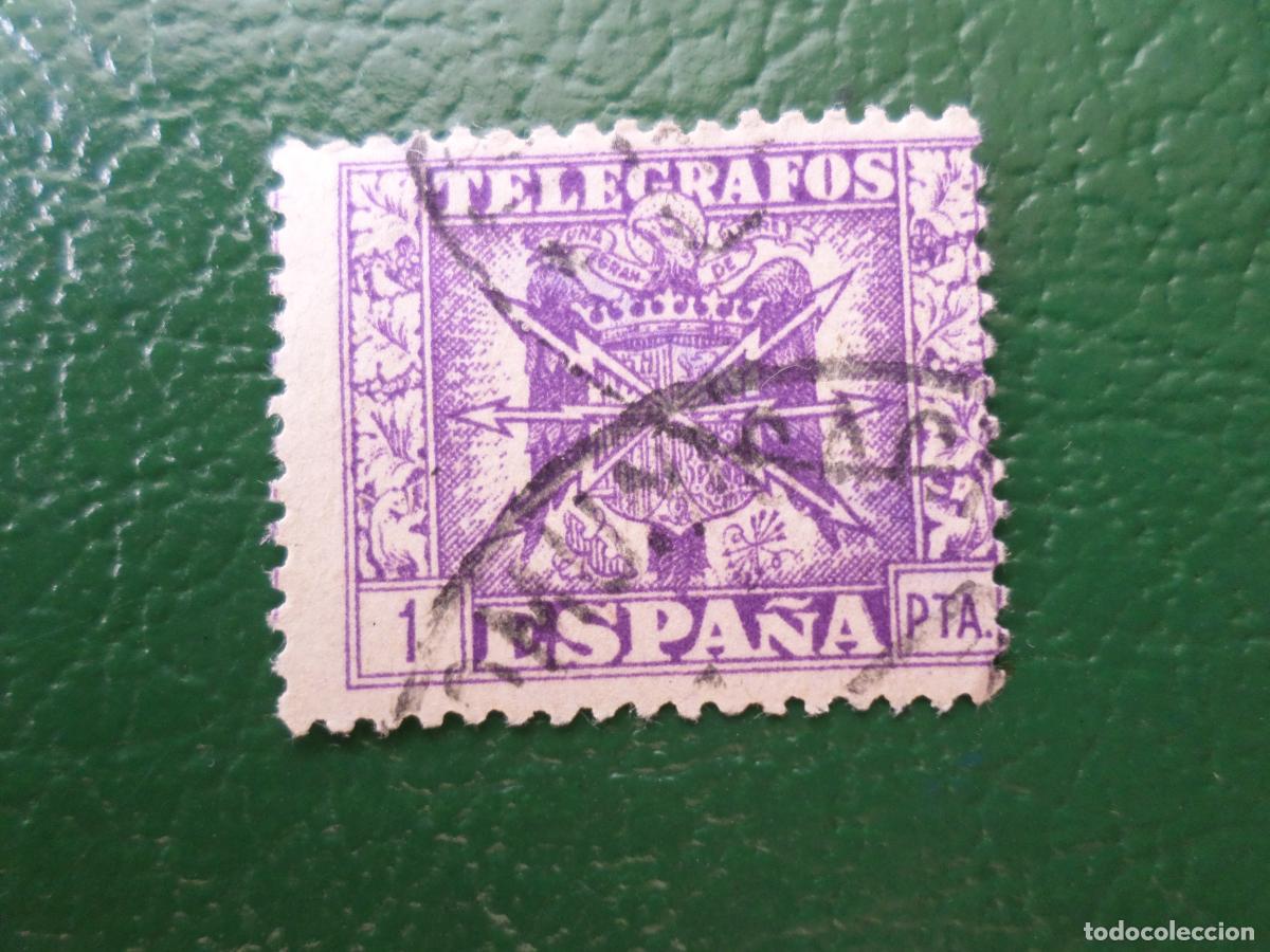 Sellos: 1949, tel&eacute;frafos, edifil 90 - Foto 1