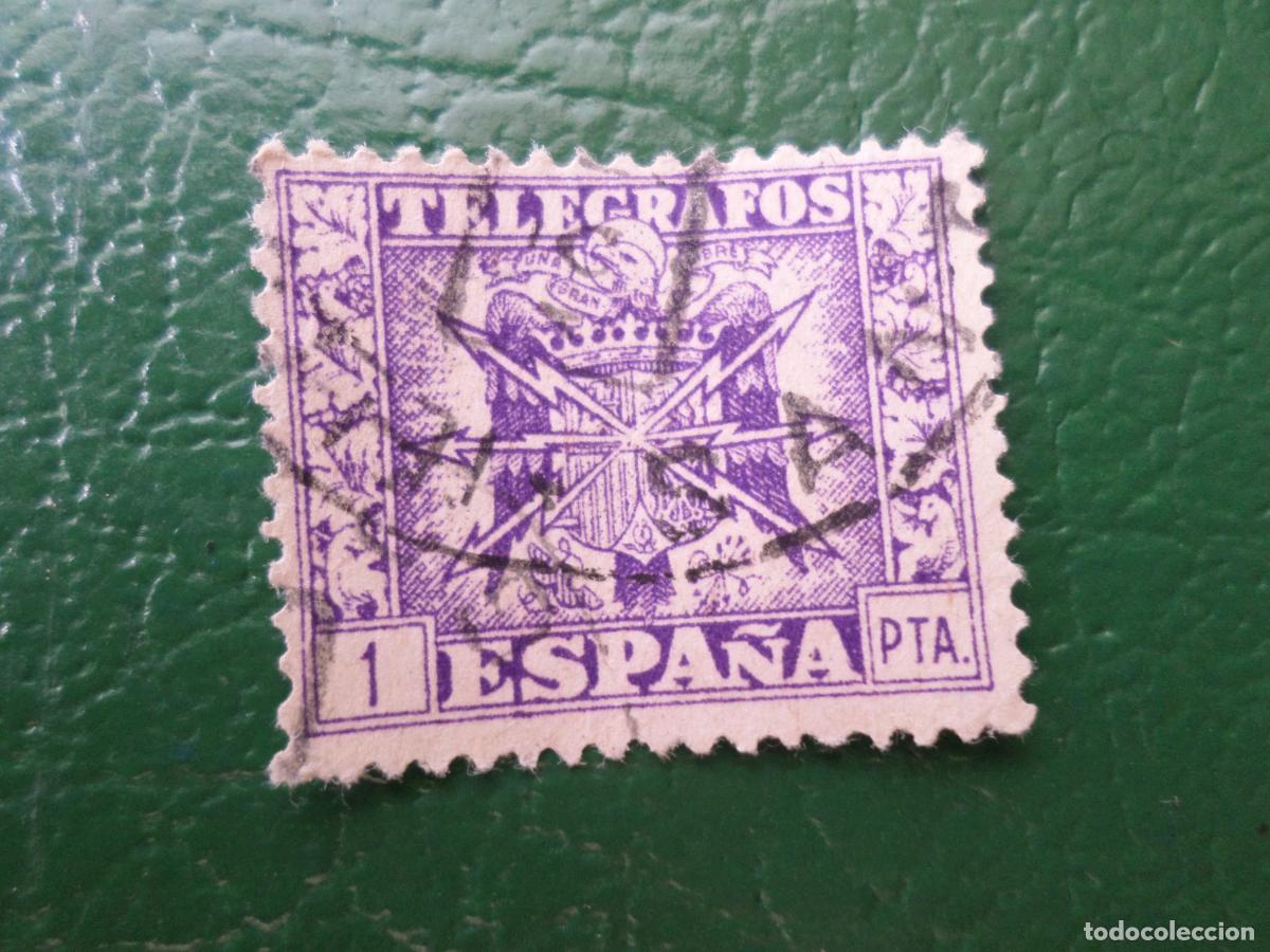 Sellos: 1949, tel&eacute;frafos, edifil 90 - Foto 1