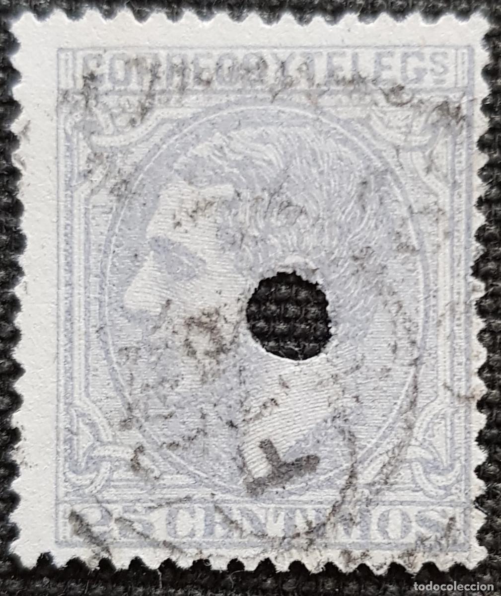 Sellos: T&eacute;l&eacute;grafos de 1879 Alfonso XII - Foto 1