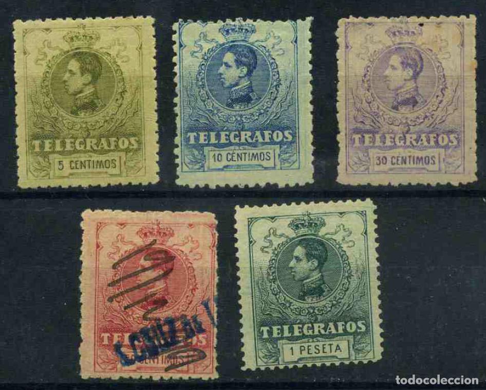 Sellos: Sellos de tel&eacute;grafos - 1912 - Foto 1