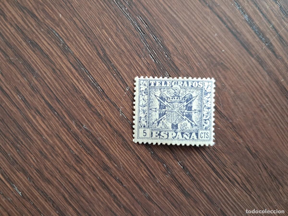 Sellos: sello de tel&eacute;grafos, 5 ctos. - Foto 1