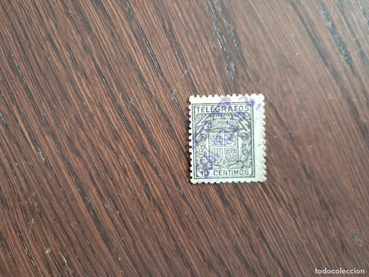 Sellos: sello de tel&eacute;grafos, 10 ctos. - Foto 1