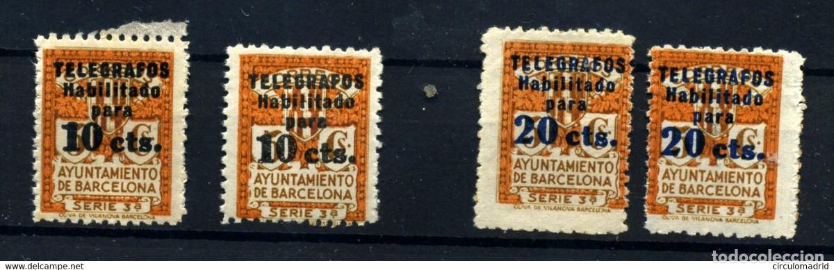 Briefmarken: Espa&ntilde;a (Barcelona) n&ordm; 4/5. A&ntilde;o 1934