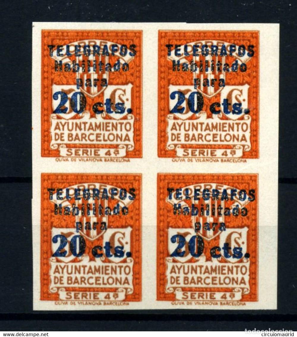 Sellos: Espa&ntilde;a (Barcelona) n&ordm; 11&ordf;. A&ntilde;o 1936/38