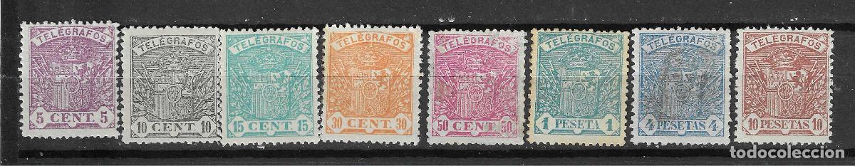 Francobolli: TELEGRAFOS 1932 EDIFIL 68/75** SIN FIJASELLOS