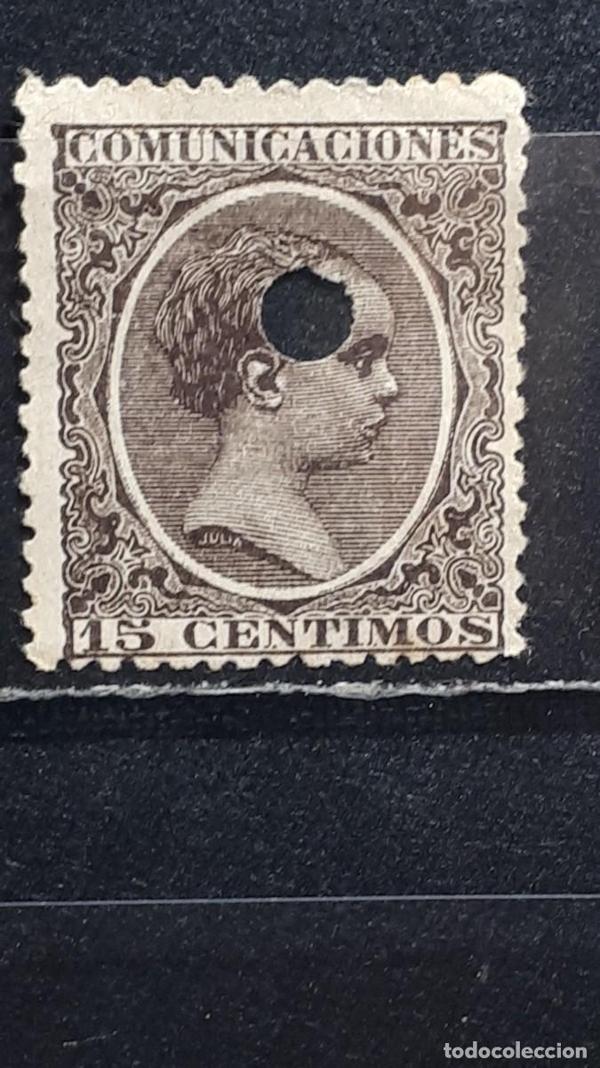 Sellos: ESPA&Ntilde;A. A&ntilde;o 1889. TELEGRAFOS 219T