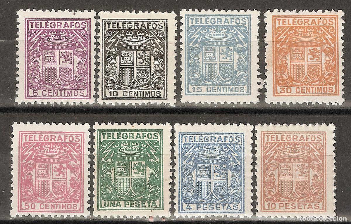 Sellos: TELEGRAFOS 1932 EDIFIL 68/75** SIN FIJASELLOS