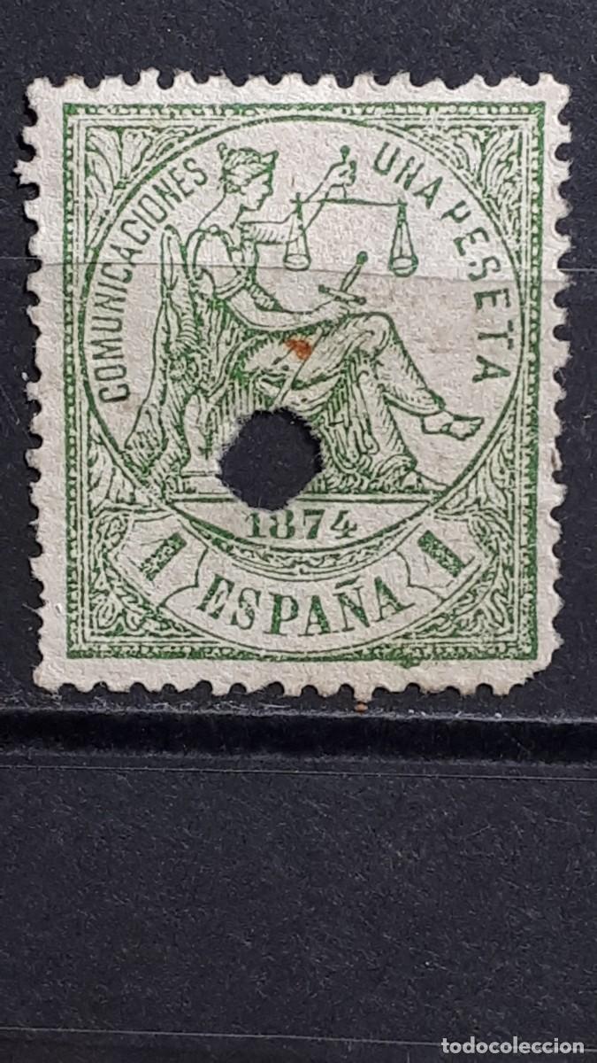 Sellos: TELEGRAFOS. ESPA&Ntilde;A. A&Ntilde;O 1874. Edifil 150T