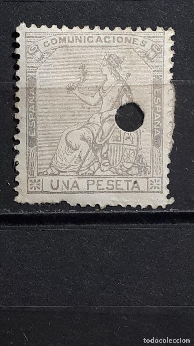 Sellos: TELEGRAFOS. ESPA&Ntilde;A. A&Ntilde;O 1873. Edifil 138T