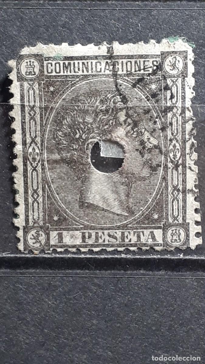 Sellos: TELEGRAFOS. ESPA&Ntilde;A. A&Ntilde;O 1875. &deg;. Edifil 169T