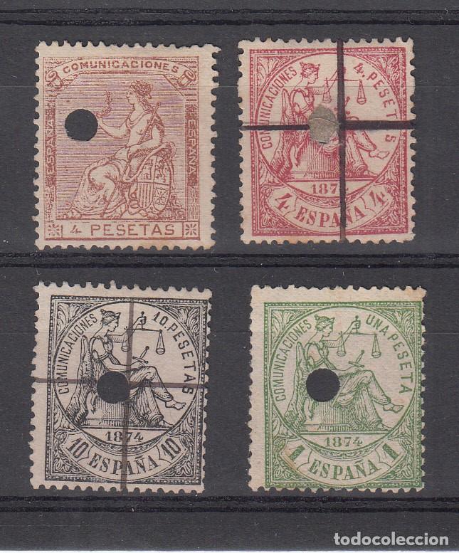 Timbres: LOTE DE 4 SELLOS TEL&Eacute;GRAFOS 139T - 150T - 151T - 152T