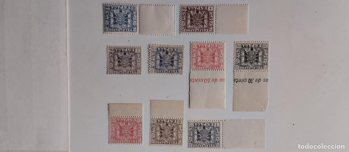 Briefmarken: Tel&eacute;grafos serie del a&ntilde;o 1940 Edifil 76/84 En nuevo** ULTIMA SERIE