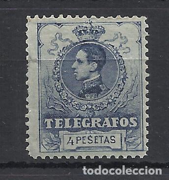 Sellos: alfonso XIII TELEGRAFOS 1912 EDIFIL 53 NUEVO* VALOR 2022 CATALOGO 62.- EUROS