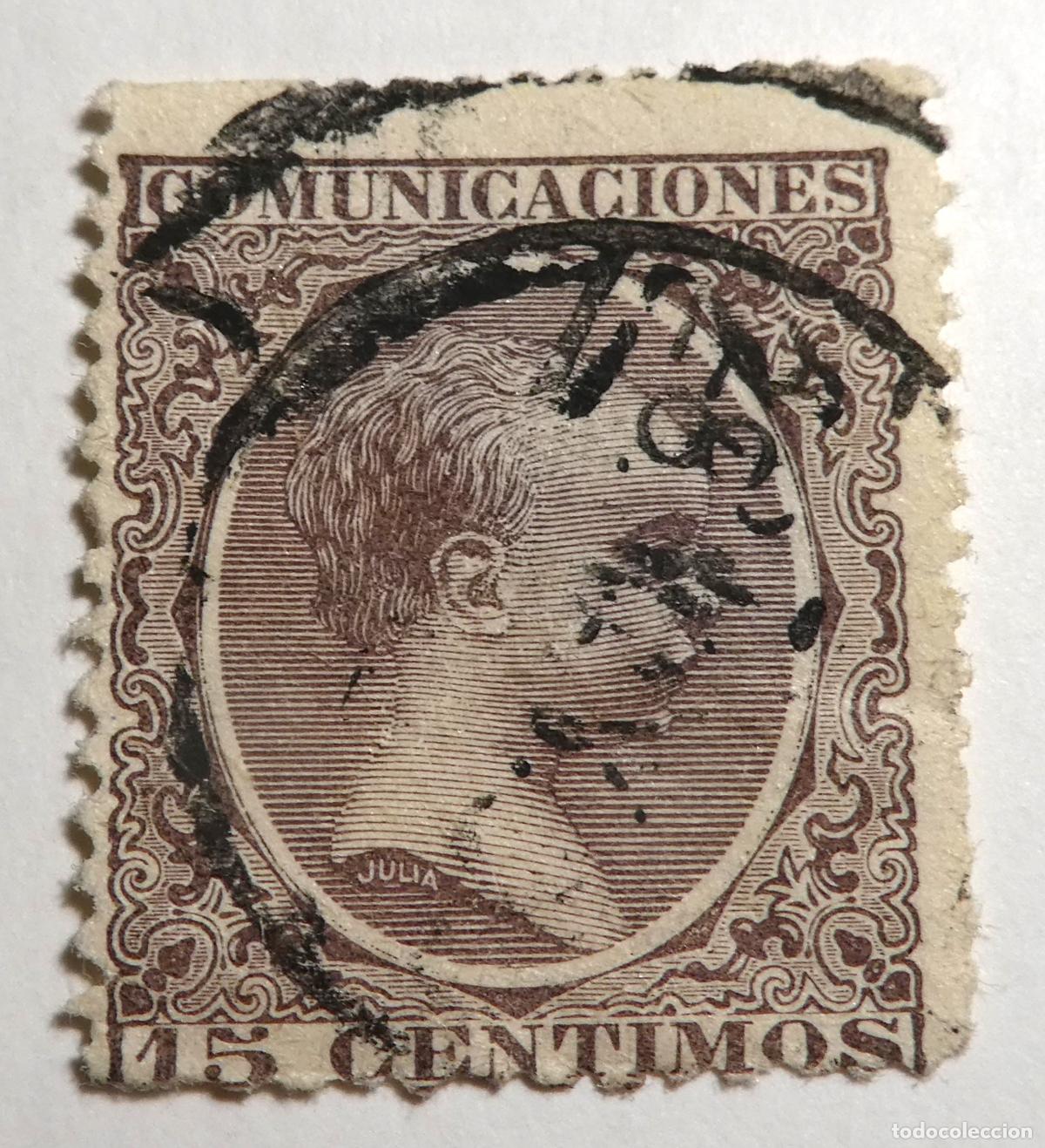 Sellos: Sello Cominicaciones ALFONSO XIII 15 CTS 1889