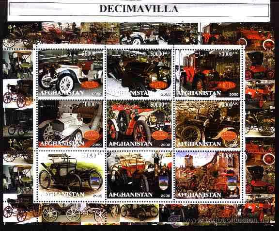 Sellos: AFGHANISTAN, COCHES (3), 2000 - Foto 1
