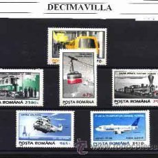 Sellos: RUMANIA, 1995, 4247/50 + A321/23, TRANSPORTES, TRVA033