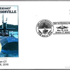 Sellos: 35 AÑOS SUBMARINO NUCLEAR USS JACKSONVILLE (SSN-699). GROTON CT 2016