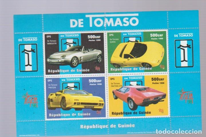 Sellos: HOJA BLOQUE COCHES 5 - Foto 1