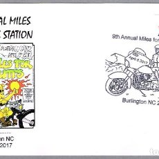 Sellos: MATASELLOS 9TH ANNUAL MILES FOR MUTTS - MOTO - PERRO. BURLINGTON NC 2017