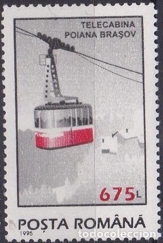 Sellos: Ruman&iacute;a 1995 funicular - Foto 1