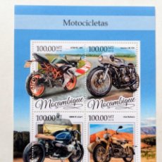 Sellos: MOZAMBIQUE 2016 HOJA BLOQUE SELLOS MOTOCICLISMO- MOTOS- MOTO- MOTOCICLETA- MOTOCROSS