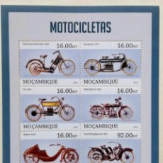 Sellos: MOZAMBIQUE 2013 HOJA BLOQUE SELLOS SELLOS MOTOCICLISMO- MOTO- MOTOS. Lote 349715664