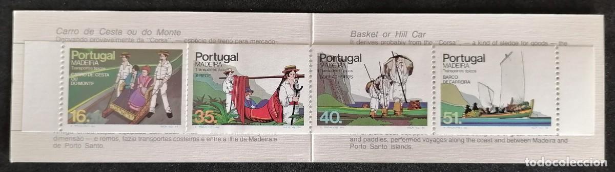 Sellos: MADEIRA 1984 - TRANSPORTES = - Foto 2