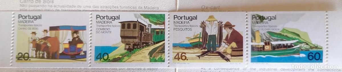 Sellos: MADEIRA 1985 - TRANSPORTES = - Foto 2
