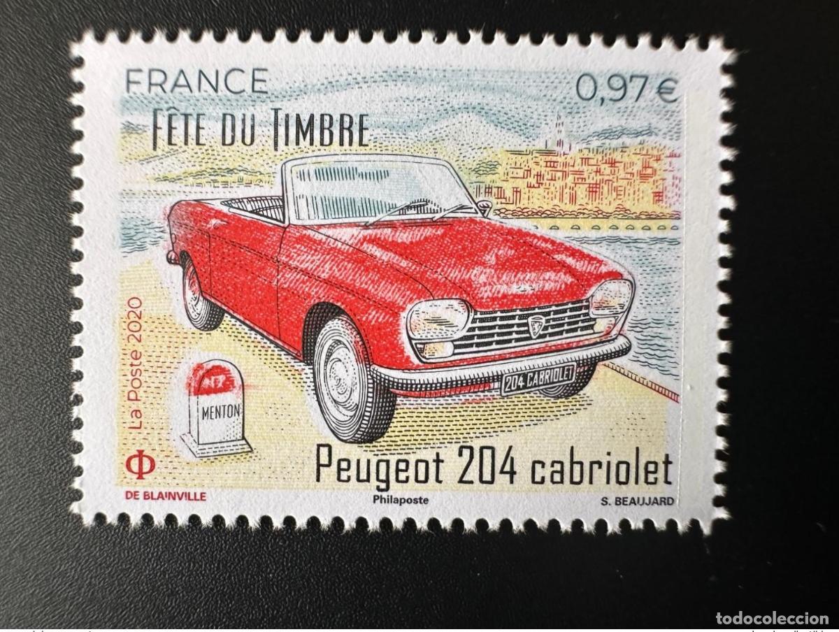 Sellos: Francia 2021 YT n&deg; 5390 Philaposte en lugar de Phil @poste Peugeot 204 Cabriolet