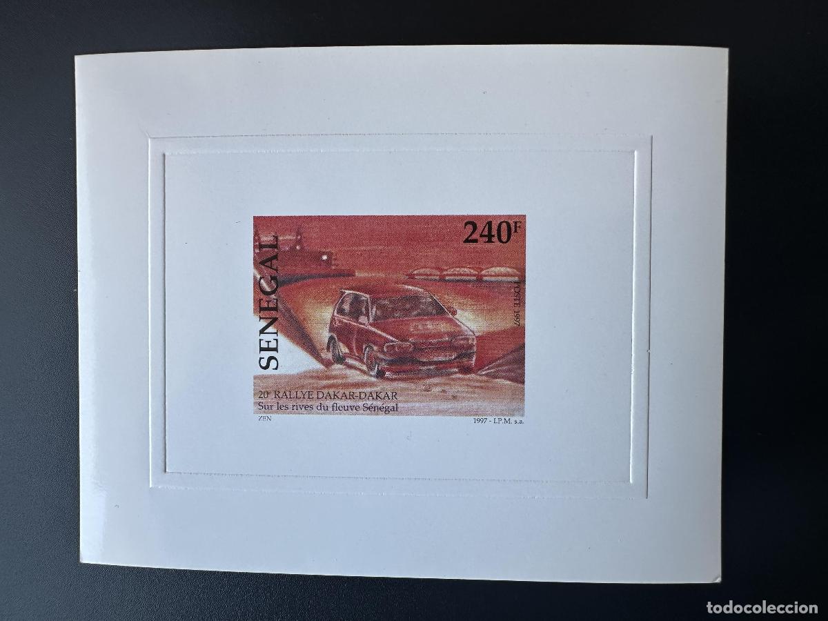 Sellos: Senegal 1997/1998 Mi. 1526 Evento de lujo Paris Dakar Rally Sport moto camel