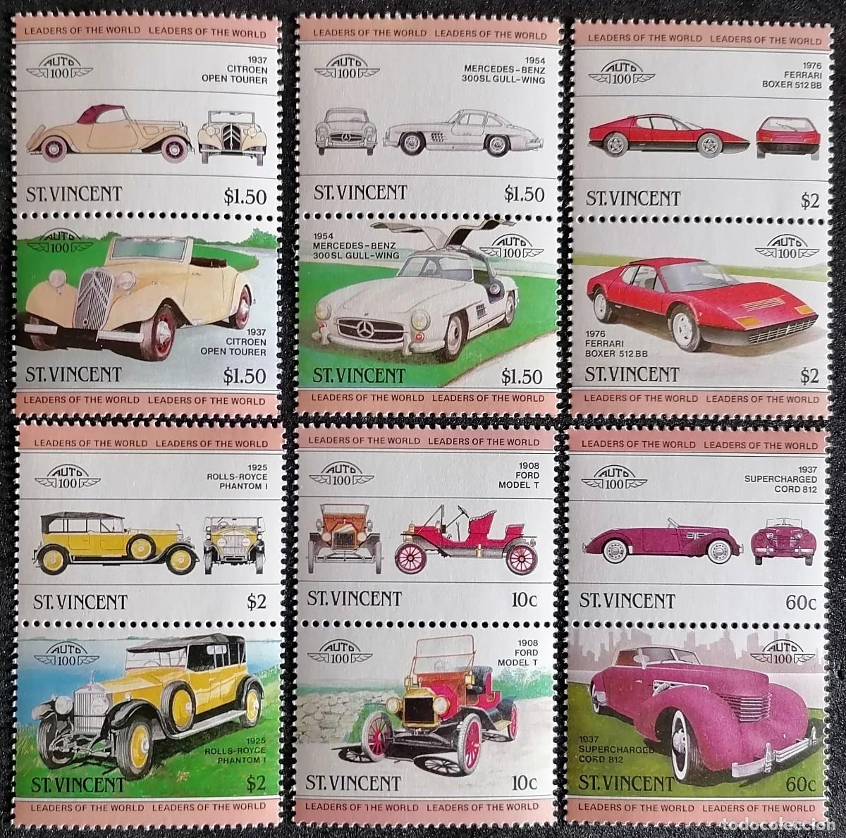 Timbres: SAN VICENTE 1983 - AUTOMOVILISMO .