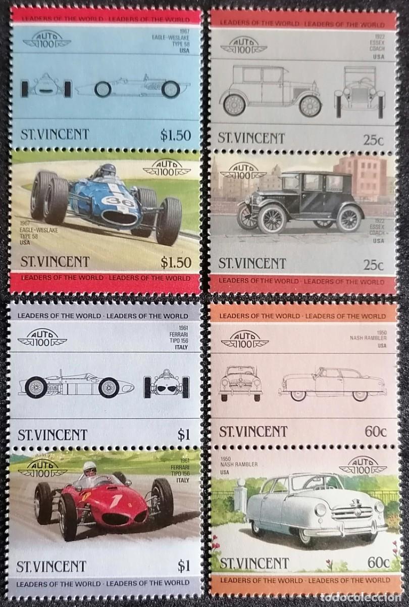 Timbres: SAN VICENTE 1985 - AUTOMOVILISMO .