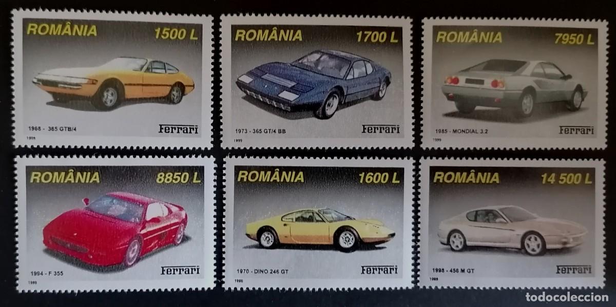 Sellos: RUMANIA 1999 - FERRARI .