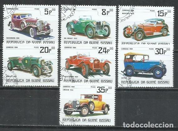 Sellos: 9845- SERIE COMPLETA GUINEA BISSAU COCHES AUTOMOVIL 1984 N&ordm; 259/265