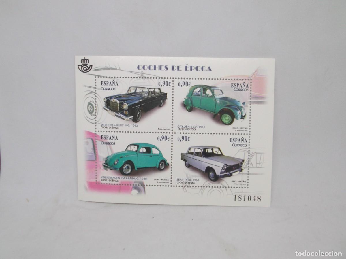 Sellos: Espa&ntilde;a 2013 4 Sellos Coches de &eacute;poca.Nuevos