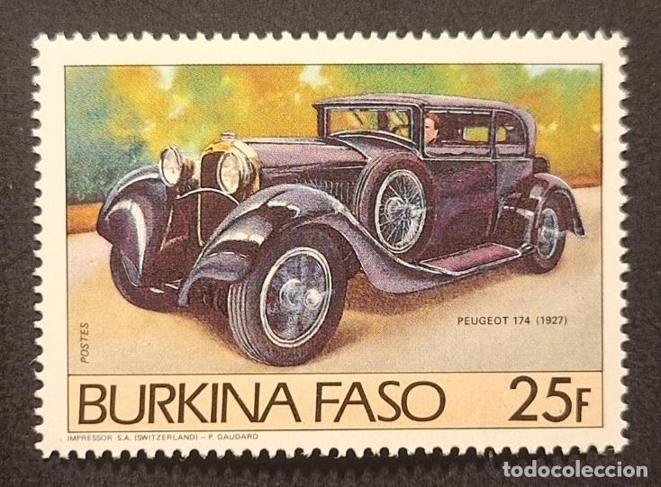 Sellos: Burkina Faso 1985 Mi. 1020 Peugeot 174 1927 autom&oacute;vil antiguo