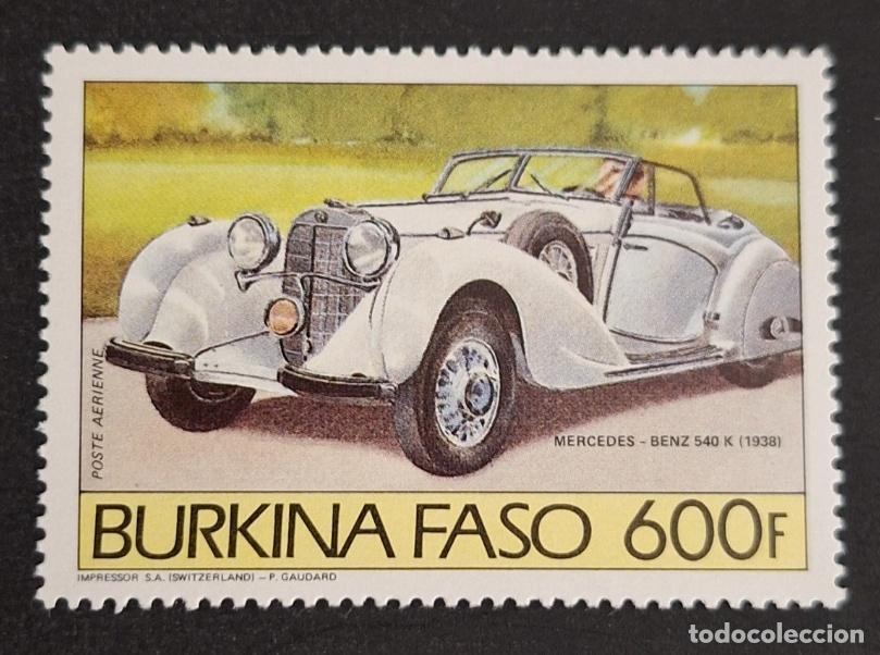 Sellos: Burkina Faso 1985 Mi. 1025 correo a&eacute;reo autom&oacute;vil Mercedes-Benz 540 K