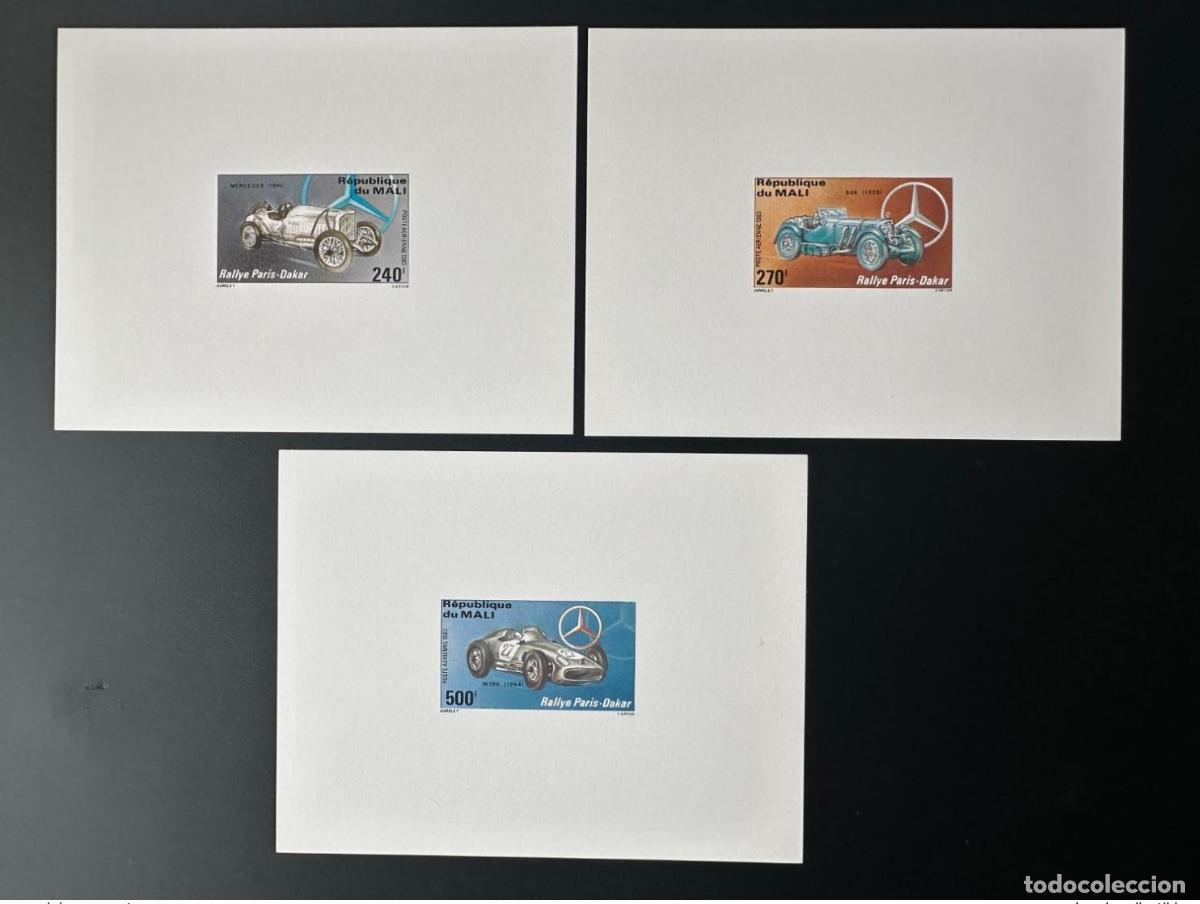 Stamps: Mali 1983 Mi. 972 - 975 Luxury Event Par&iacute;s-Dakar Rally Mercedes Benz Car