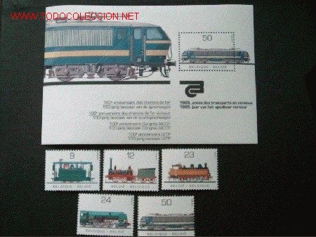 Sellos: TRENES. - Foto 1