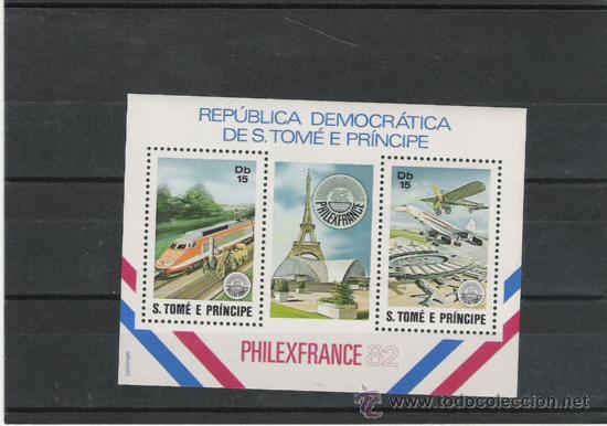 Sellos: TEMA FERROCARRILES HOJITA BLOQUE  NUEVA - Foto 1