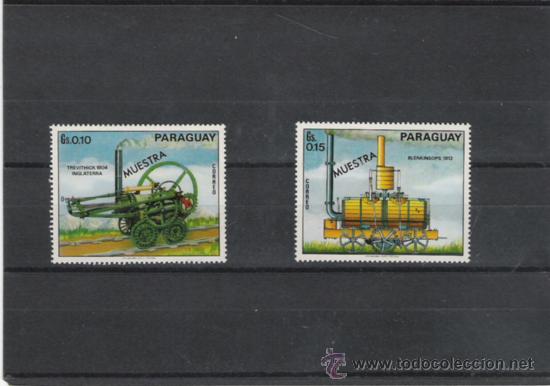 Sellos: TEMA FERROCARRILES SERIE NUEVA MUESTRA - Foto 1