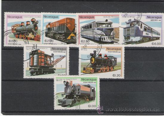 Sellos: TEMA FERROCARRILES SERIE MATASELLADA - Foto 1