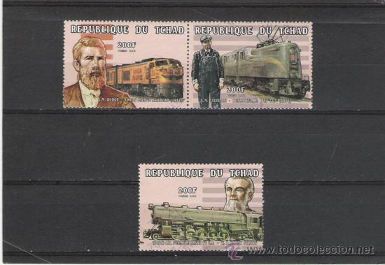 Sellos: TEMA FERROCARRILES SERIE NUEVA - Foto 1