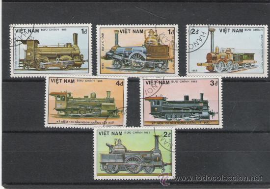 Sellos: TEMA FERROCARRILES SERIE MATASELLADA - Foto 1