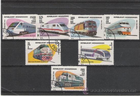 Sellos: TEMA FERROCARRILES SERIE MATASELLADA - Foto 1