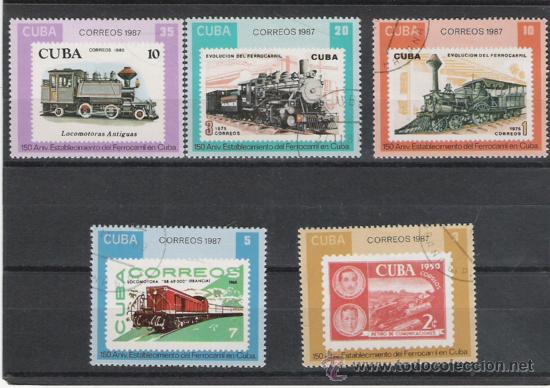 Sellos: TEMA FERROCARRILES SERIE MATASELLADA - Foto 1