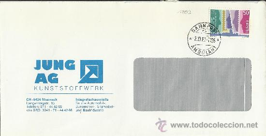 Sellos: SUIZA CC CON MAT AMBULANTE DE FERROCARRIL 1987 - Foto 1