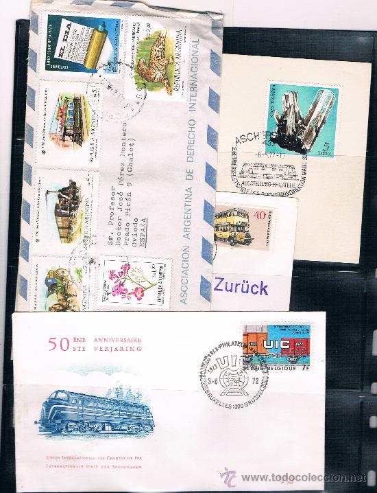 Sellos: HISTORIA POSTAL. FERROCARRIL - Foto 2